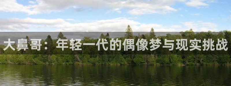 万事娱乐招商：大鼻哥：年轻一代的偶像梦与现实挑战