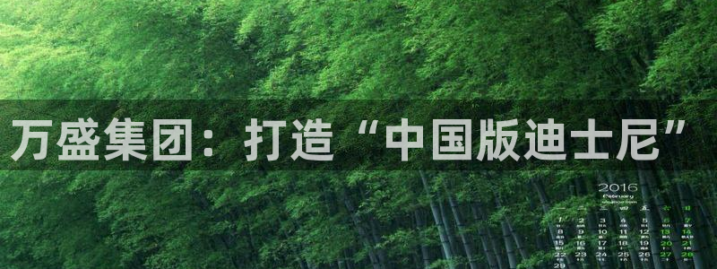 www.万事娱乐体育.com：万盛集团：打造“中国版迪士尼”